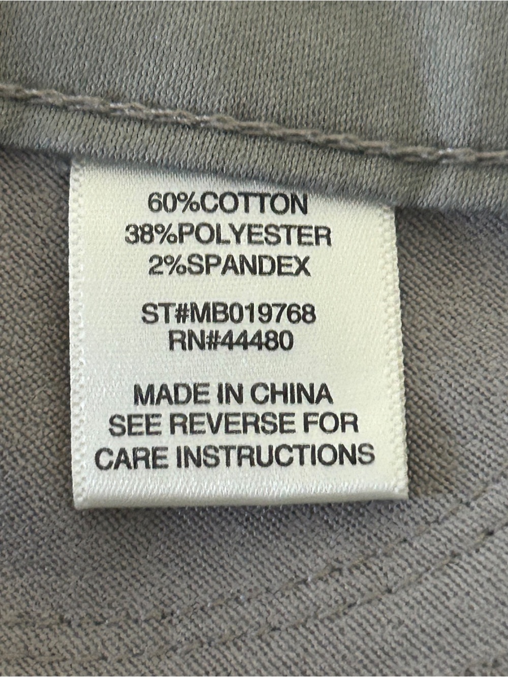 4/$20 Love, Fire Gray High Rise Skinny Ankle Pants Size 11 Stretch - Picture 6 of 6